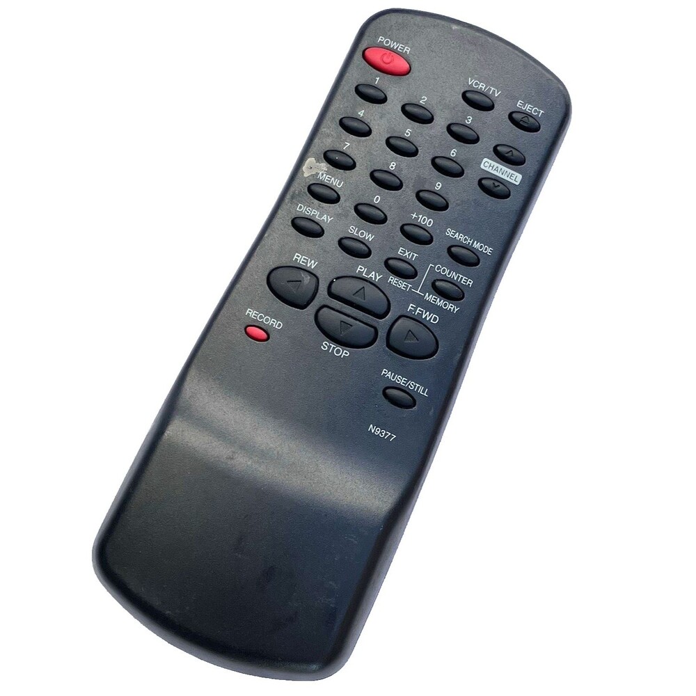 N9377 TV VCR Universal Remote Control Emerson Magnavox Sylvania Funai Original